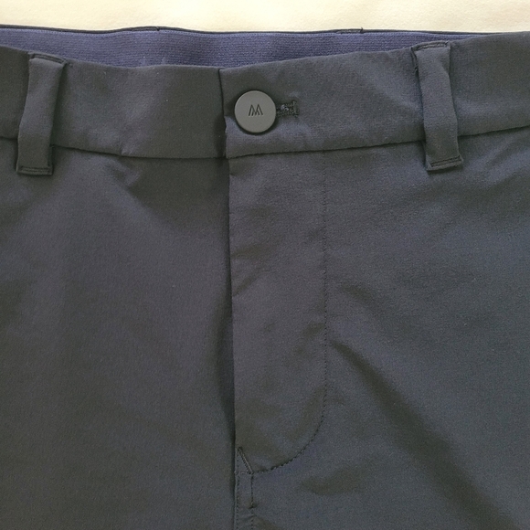 Mizzen‎ + Main Mens Helmsen Slim Black 7 Inseam Shorts Size 32 - Picture 3 of 10